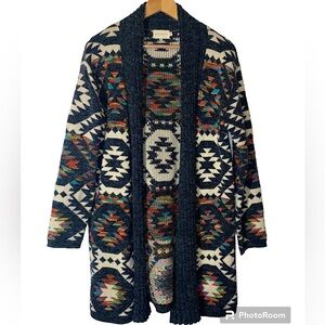 NWOT Dreamers Long Colorful Sweater